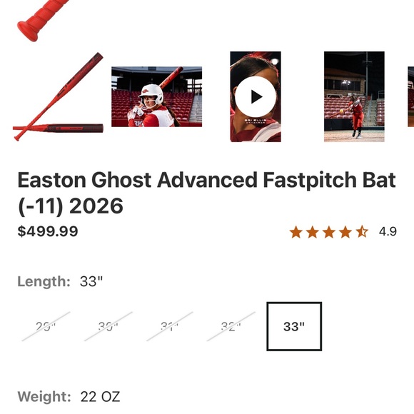 2026 Easton ghost advance - Picture 5 of 5